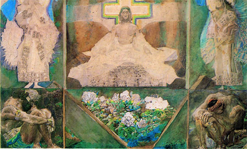 М. А. Врубель Воскресение. Эскиз неосуществленной росписи Владимирского собора. 1887