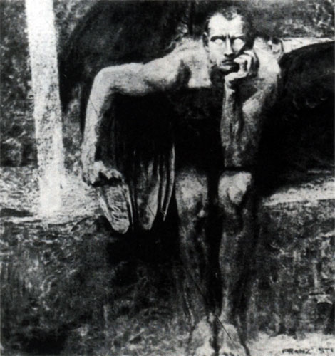 Франц Штук Люцифер. 1890