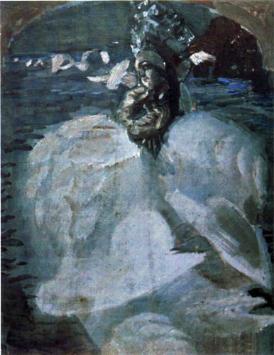 М. А. Врубель Царевна-Лебедь. Эскиз одноименной картины. 1900