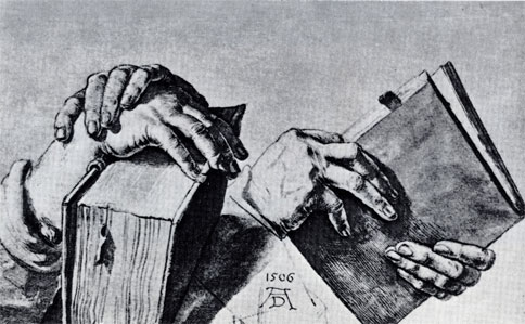 Штудия рук к картине 'Христос среди книжников'. 1506. 