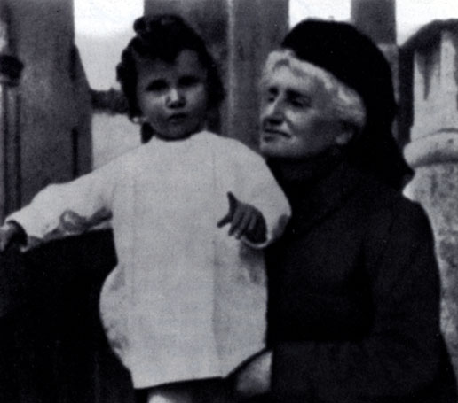 Евгения Гарсен-Модильяни с внучкой Жанной. 1921 г.