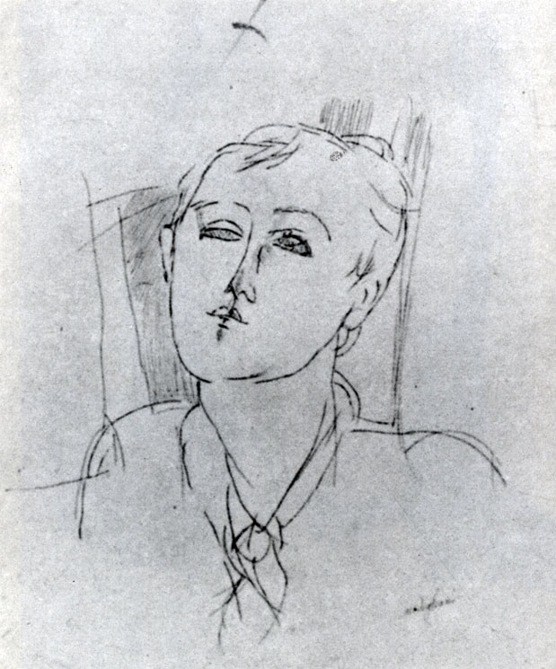 Портрет юноши. 1916 г. (?)