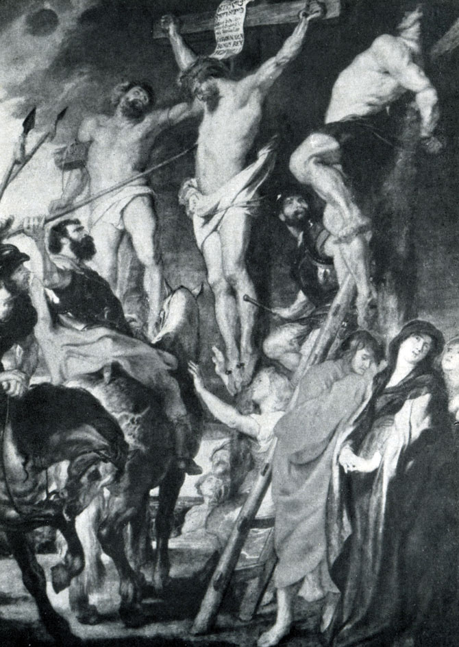 39. Распятие ('Удар копьем'). 1620. Антверпен, Музей