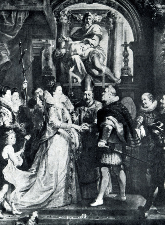40. Бракосочетание во Флоренции. Ок. 1622 - 1623. Париж, Лувр