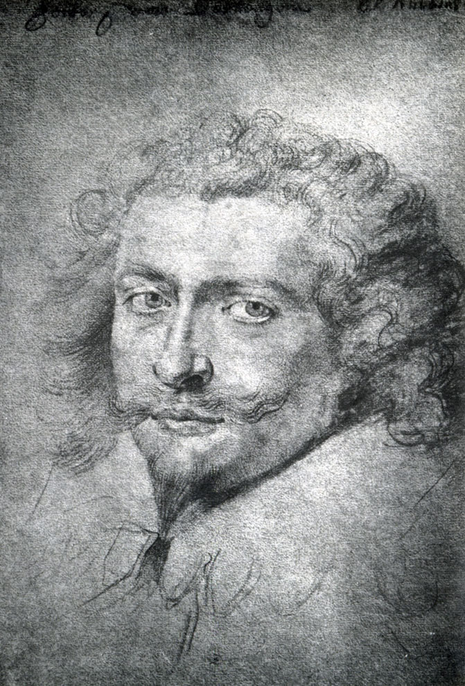 47. Голова герцога Бэкингема. Рисунок. 1625. Вена, Альбертина