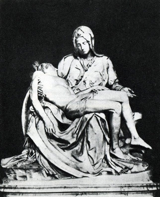 Оплакивание Христа (Пьета) 1498-1499. Рим, собор св. Петра