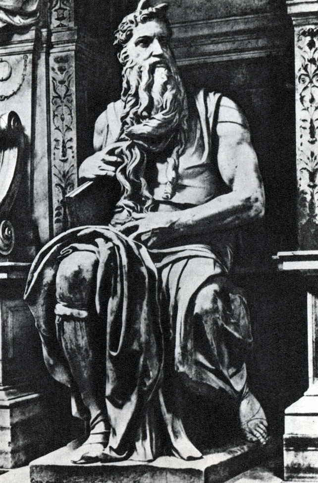 Моисей. 1513-1516. Рим, церковь Сан Пьетро ин Винколи